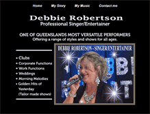 Tablet Screenshot of debbierobertson.com.au